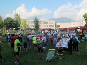 Pogostitev iz zelenjave z učnega vrta po kolesarskem izletu